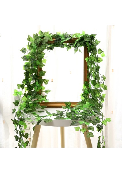 1.8 M Begonia 1 Adet 230 cm Yeşil Asma Ipek Yapay Sarmaşık Asılı Yaprak Çelenk Bitki Sarmaşık Yaprak Ev Dekor Düğün Banyo Bahçe Dekorasyon (Yurt Dışından)
