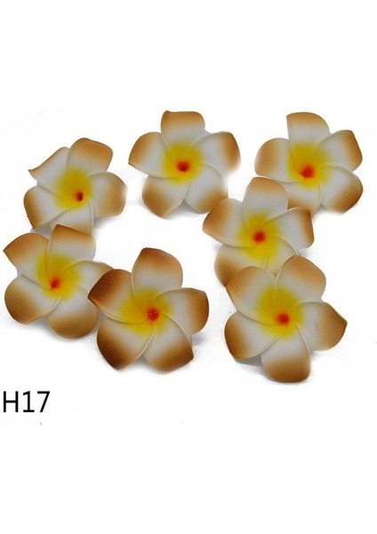I-2-H17 9 cm 30 Adet 5/6/7/8/9 cm Pe Köpük Plumeria Çiçekler Dıy Yapay Çelenk Headdress Frangipani Yumurta Çiçek Kafaları Hawaii Düğün Dekor (Yurt Dışından)