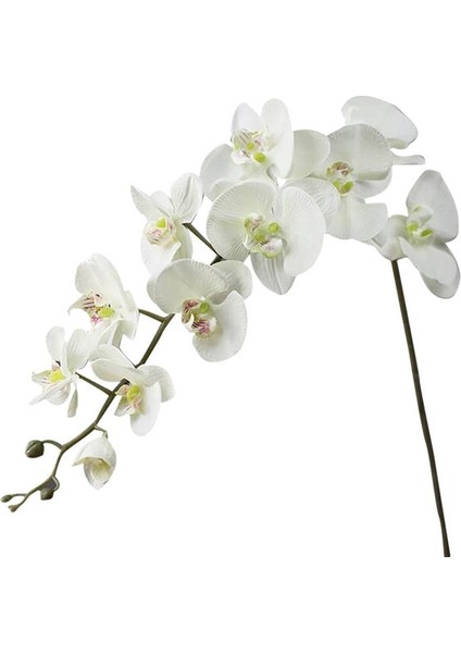 Wh 110 cm 11 Kafaları Ipek Orkide Phalaenopsis Çiçekler Dıy Düğün Çiçek Buketi Yapay Bitkiler Sahte Kelebek Çiçekler Ev Dekor (Yurt Dışından)