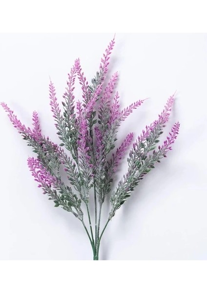 Lotus Rengi 5 Adet Bir Demet Provence Lavanta Plastik Yapay Çiçekler Yanlış Bitkiler Düğün Ev Dekorasyon Noel Masa Dekorasyon (Yurt Dışından)