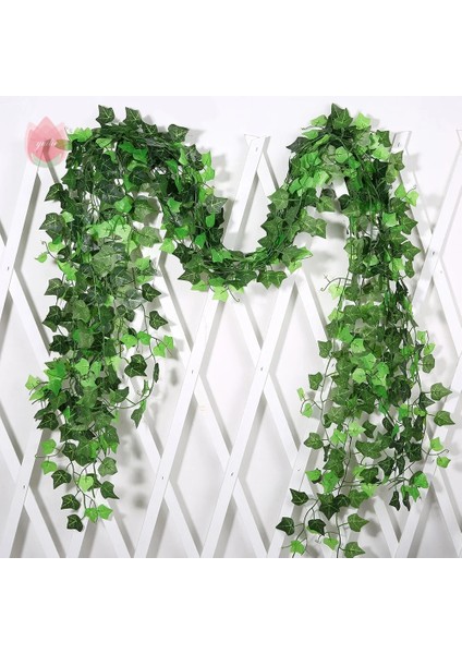 1.8 M Begonia 1 Adet 230 cm Yeşil Asma Ipek Yapay Sarmaşık Asılı Yaprak Çelenk Bitki Sarmaşık Yaprak Ev Dekor Düğün Banyo Bahçe Dekorasyon (Yurt Dışından)