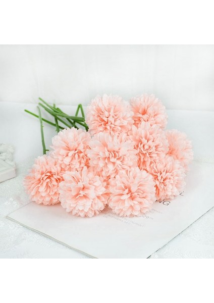 B 3 Adet 3/5 Adet Ipek Karahindiba Çiçek Topu Buket Sahte Yapay Çiçekler Ev Bahçe Düğün Dekorasyon Için Dıy Zanaat Çelenk Noel (Yurt Dışından)