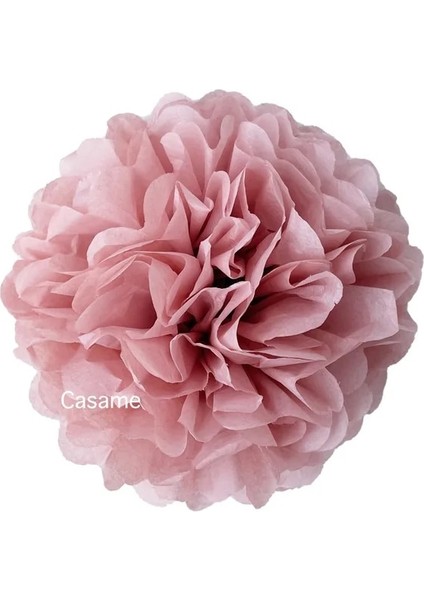 Allık 10 Inç 25 cm 5 Adet 4 6 8 10 12 Inç Kağıt Mendil Pom Pom Poms Düğün Partisi Kağıt Ponpon Çiçek Düğün Dekorasyon Için Ponponlar Doğum Günü Bebek (Yurt Dışından)