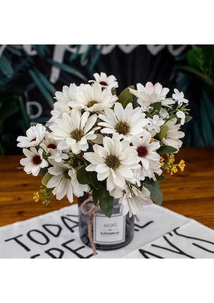 Stil 2 1 Buket Beyaz Yapay Çiçekler Şakayık Çay Gülü Sonbahar Ipek Sahte Çiçekler Dıy Oturma Odası Ev Bahçe Düğün Dekorasyon Için (Yurt Dışından) fiyatları