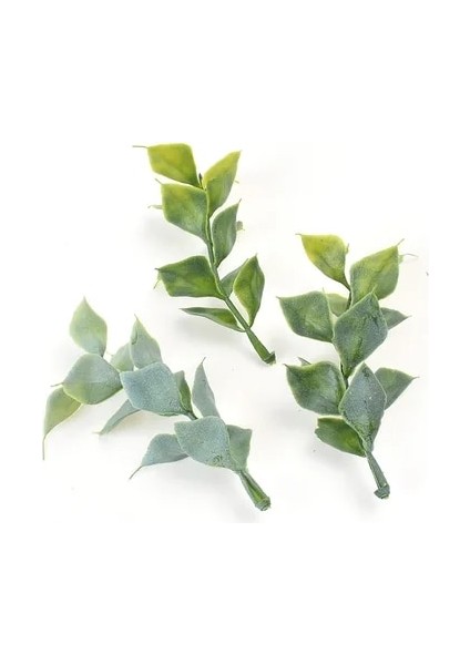 Stil 10 10 Adet Yapay Yeşil Yapraklar Bitkiler Düğün Dekoratif Çiçek Çelenkler Yılbaşı Dekoru Ev Için Plastik Aksesuar Scrapbooking (Yurt Dışından)