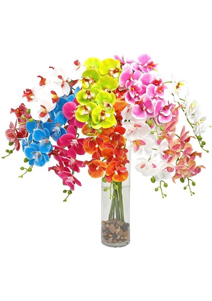 Lan Yapay Kelebek Orkide Çiçek Güve Orkide Sahte Çiçekler Ev Dekor Düğün Dekorasyon Aksesuarları Flores Artificiales (Yurt Dışından)