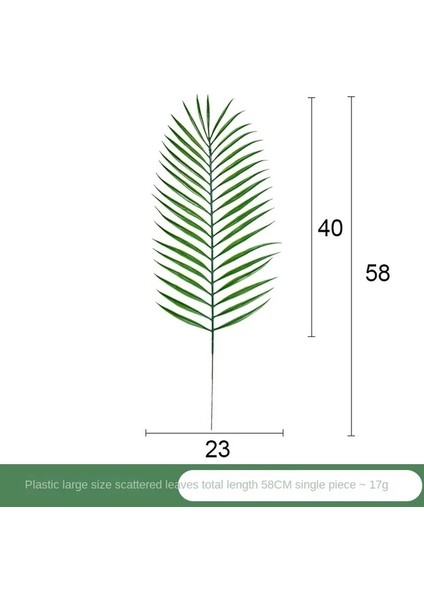 Stil 1 Palmiye Yapay Yeşil Bitkiler Plastik Yapraklar Sahte Bitkiler Ev Düğün Oturma Odası Balkon Masa Dekorasyon Dağınık Yeşillik (Yurt Dışından)