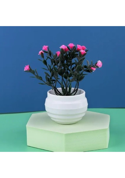 17 1 Adet Mini Yapay Bitki Bonsai Yeşil Bitkiler Pot Pencere Masa Bahçe Sahte Bitki Saksı Dekorasyon Simüle Çiçekler Süsler (Yurt Dışından)