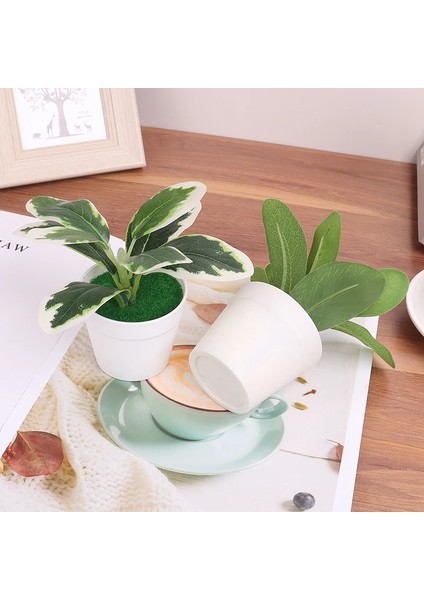 17 1 Adet Mini Yapay Bitki Bonsai Yeşil Bitkiler Pot Pencere Masa Bahçe Sahte Bitki Saksı Dekorasyon Simüle Çiçekler Süsler (Yurt Dışından)