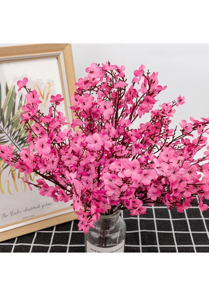 Pembe Ipek Gypsophila Yapay Çiçekler Dekorasyon Ev Plastik Kök Gelin Düğün Buket Mariage Kiraz Çiçeği Sahte Çiçek Dıy (Yurt Dışından) fırsatları