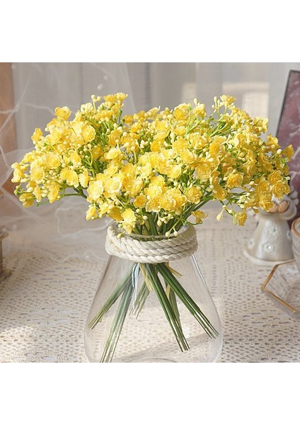 Turuncu 40 Kafa Buket Yapay Plastik Çiçek El Yapımı Babysbreath Sahte Bitki Gypsophila Çiçek Düğün Ev Masa Süsü Için Düzenlemek (Yurt Dışından) indirimleri