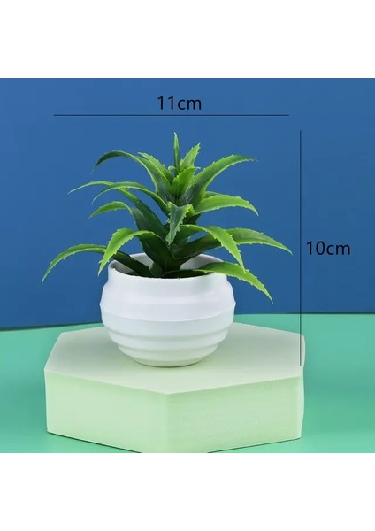 Stil 1 Mini Yapay Aloe Vera Bonsai Küçük Simülasyon Ağacı Saksı Yapay Çiçek Masası Saksı Süsler Ev Dekorasyon El Sanatları (Yurt Dışından)