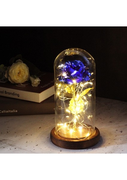 114 Yapay Çiçekler Güzel ve Çirkin Ebedi Gül Cam Kapak Sevgililer Günü Düğün Doğum Günü Dekor Hediye Için (Yurt Dışından)