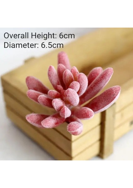 Bei Hua 1 Adet Mini Bonsai Plante Artificielle Ev Bahçe Ofis Düğün Dıy Dekorasyon Yapay Kırmızı Akın Etli Bitkiler (Yurt Dışından) fiyatları