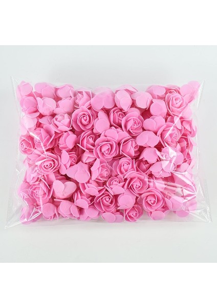 Açık Pembe 50 Adet 50/100/200 Adet 3.5 cm Pe Köpük Gül Kafası Yapay Çiçek Düğün Doğum Günü Partisi Ev Dekor Için Dıy Ayı Gül Sevgililer Günü Hediyeleri (Yurt Dışından)