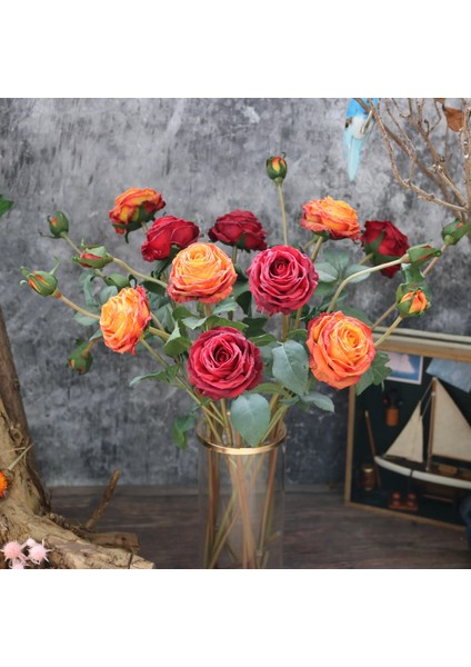 Şeftali Unu 2021 Yeni 1 Demet 2 Yapay Avrupa Şakayık Çay Gülü Kamelya Ipek Yapay Çiçek Çiçek Dıy Ev Bahçe Düğün Dekorasyon (Yurt Dışından) indirimleri