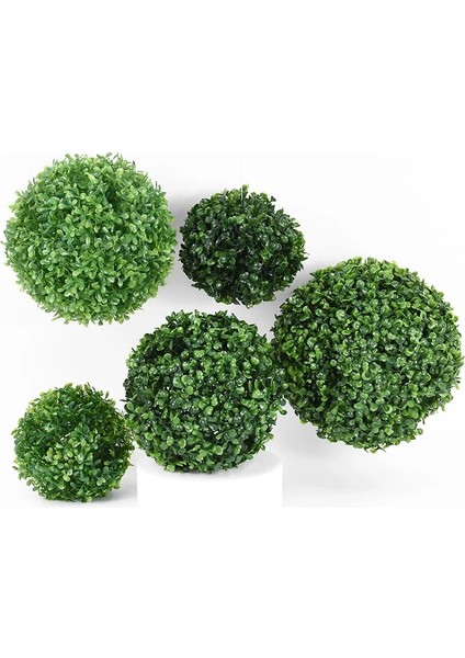 B01-18CM Simülasyon Yeşil Bitki Budama Topu Çim Topu Sahte Şimşir Decora Topları Yard Balkon Bahçe Düğün Ev Dekor Için Yeşil Bitki (Yurt Dışından)
