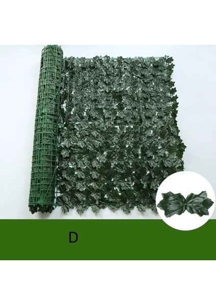 D 50X300CM Yeni Yapay Yaprak Çit Panelleri Sahte Hedge Gizlilik Çit Ekranı Açık Bahçe Bahçesi Teras Patio Noel Dekor (Yurt Dışından)
