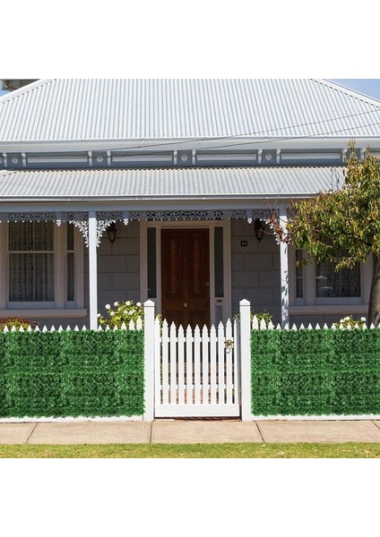 D 50X300CM Yeni Yapay Yaprak Çit Panelleri Sahte Hedge Gizlilik Çit Ekranı Açık Bahçe Bahçesi Teras Patio Noel Dekor (Yurt Dışından) modelleri