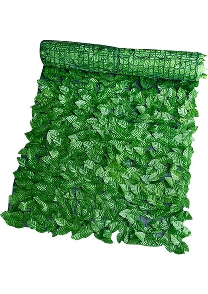 Elma Yaprağı 300X50 cm Bahçe Tesisi Çit Yapay Sahte Yeşil Yaprak Gizlilik Ekranı Panelleri Rattan Açık Çit Bahçe Ev Decora Vines (Yurt Dışından)