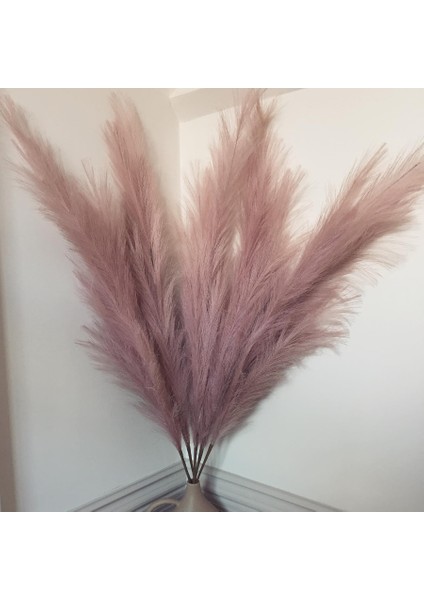 Açık Mor 45 cm 1 Adet Yapay Pampas Çim Buketi Yeni Yıl Tatil Düğün Parti Ev Dekorasyon Bitki Simülasyon Sahte Çiçek Kamış (Yurt Dışından) fırsatları