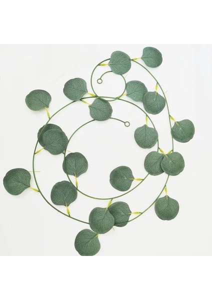 21 Yaprak 1.8 M (1 Pc) Yapay Okaliptüs Yaprakları Sarmaşıklar Okaliptüs Çelenk 6 'uzun Sahte Ipek Rattan Düğün Zemin Kemer Ev Odası Bahçe Dekor Için (Yurt Dışından)