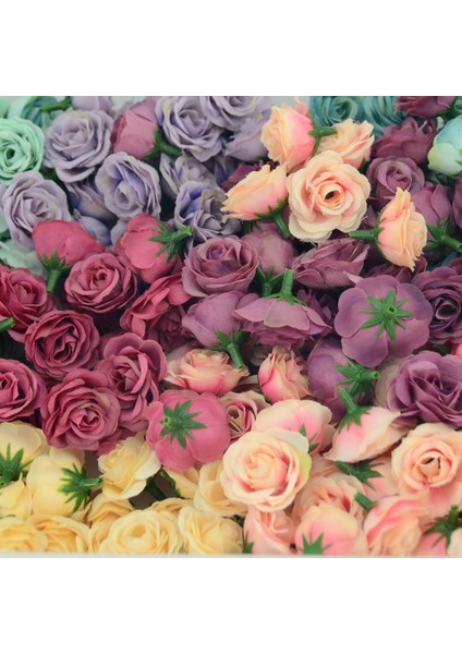 Turuncu 50 Adet 10/50/100 Adet 2.5 cm Mini Ipek Yapay Gül Çiçek Başları Düğün Parti Ev Dekorasyon Için Dıy Aksesuarları Sahte Çiçekler Zanaat (Yurt Dışından) modelleri