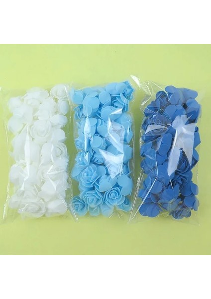 Whiteltdarkblue 1000 Adet 100/1000 Adet 3.0 Mini Gül Yapay 3.5 cm Köpük Güller Pe Çiçek Kafa Dıy Oyuncak Ayı Tavşan Paskalya Doğum Günü Sevgililer Günü Ev Dekorasyonu (Yurt Dışından)