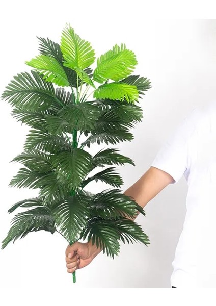 I 80CM 30 Yaprak 90CM Tropikal Palmiye Ağacı Büyük Yapay Bitkiler Sahte Monstera Ipek Palmiye Yaprakları Büyük Hindistan Cevizi Ağacı Saksısız Ev Bahçe Dekor Için (Yurt Dışından)