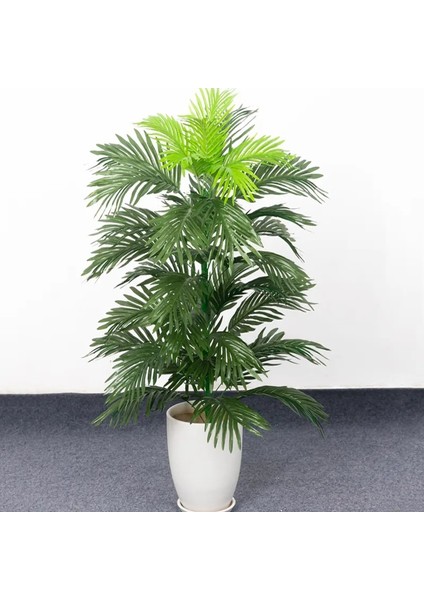 I 80CM 30 Yaprak 90CM Tropikal Palmiye Ağacı Büyük Yapay Bitkiler Sahte Monstera Ipek Palmiye Yaprakları Büyük Hindistan Cevizi Ağacı Saksısız Ev Bahçe Dekor Için (Yurt Dışından)