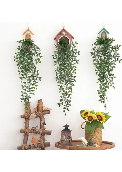 H Yapay Liana Çiçek Sarmaşıklar Ev Dekor Sahte Bitkiler Düğün Bahçe Açık Ivy Garland Oturma Odası Parti Rattan Dekorasyon (Yurt Dışından) fırsatları