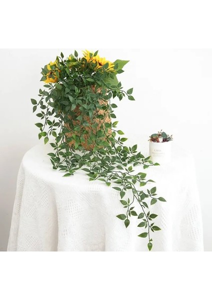 H Yapay Liana Çiçek Sarmaşıklar Ev Dekor Sahte Bitkiler Düğün Bahçe Açık Ivy Garland Oturma Odası Parti Rattan Dekorasyon (Yurt Dışından) indirimleri