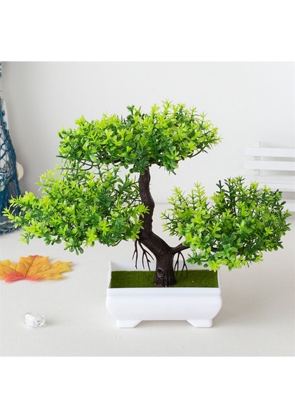 T-15 Yapay Bitkiler Bonsai Küçük Ağaç Saksı Sahte Bitki Saksı Çiçek Ev Odası Masa Dekorasyon Otel Bahçe Düzenlemesi Süsler (Yurt Dışından) indirimleri