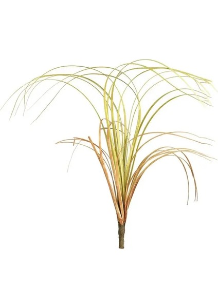 Sarı Yeşil 35 cm 1 Şube Modern Simülasyon Bitki Güzel Taze Tutma Renkli Açık Kapalı Sahte Soğan Çim (Yurt Dışından)