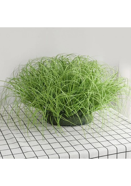 Sarı Yeşil 35 cm 1 Şube Modern Simülasyon Bitki Güzel Taze Tutma Renkli Açık Kapalı Sahte Soğan Çim (Yurt Dışından) modelleri