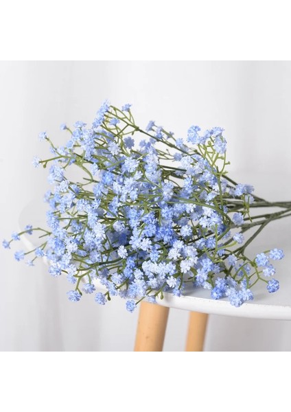 52CM-AÇIK Mor 1 Adet 52CM 90 Kafa 3 Şube Beyaz Gypsophila Yapay Çiçekler Düğün Dıy Buket Dekorasyon Aranjmanı Sahte Çiçek Ev Dekor (Yurt Dışından) indirimleri