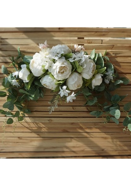 E Gül Yapay Düğün Çelenk Kapı Eşik Çiçekler Asılı Çelenk Dıy Düğün Kemer Şakayık Sahte Çiçek Pencere Ekran Çiçek (Yurt Dışından) fırsatları