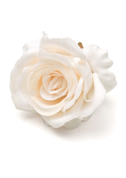 Sütlü Beyaz 30 Adet 30 Adet 5 cm Kavisli Kenar Gül Yapay Ipek Çiçek Başları Düğün Dekorasyon Dıy Doğum Günü Çelenk Scrapbooking Craft Sahte Çiçekler (Yurt Dışından)