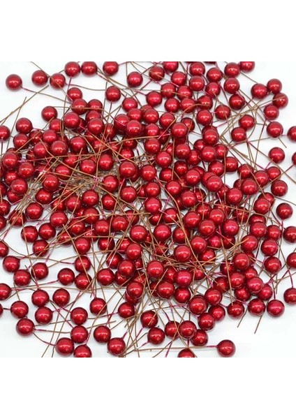 014 300 Adet 50-300 Adet Inci Stamens Yapay Çiçek Küçük Meyveler Kiraz Düğün Parti Hediye Kutusu Için Noel Dıy Çelenk Ev Dekorasyonu (Yurt Dışından)