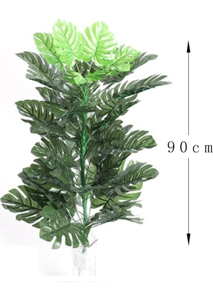 A5 90 cm Büyük Yapay Bitki Tropikal Palmiye Ağacı Yaprakları Monstera Hindistan Cevizi Ağacı Balkon Bahçe Ev Dekor Için Pot Olmadan Sahte Bitki (Yurt Dışından) indirimleri