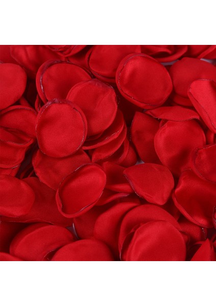 Bordo 100 Adet 4 cm Ipek Gül Yaprakları Yapay Çiçek Sevgililer Günü Düğün Parti Atmak Yaprakları Yıldönümü Teklifi Romantik Oda Dekorasyon (Yurt Dışından)