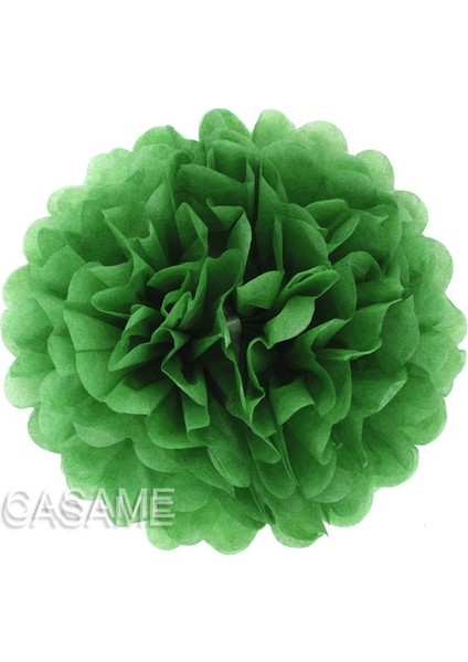 Koyu Yeşil 8 Inç 20 cm 5 Adet 4 6 8 10 12 Inç Kağıt Mendil Pom Pom Poms Düğün Parti Kağıt Ponpon Çiçek Düğün Dekorasyon Için Ponponlar Doğum Günü Bebek (Yurt Dışından)