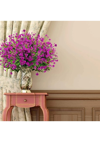 B Sarı Sahte Yapay Çiçekler Dekorasyon Için Açık Uv Dayanıklı Solmaz Sahte Plastik Bitkiler Bahçe Sundurma Pencere Mutfak Ofis Masası (Yurt Dışından) modelleri