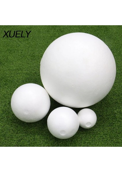 Köpük Küresel 20 cm Modelleme Polistiren Strafor Köpük Topu/yarım Küre/şerit/kurulu Beyaz Zanaat Topları Dıy Noel Partisi Dekorasyon Malzemeleri (Yurt Dışından) modelleri