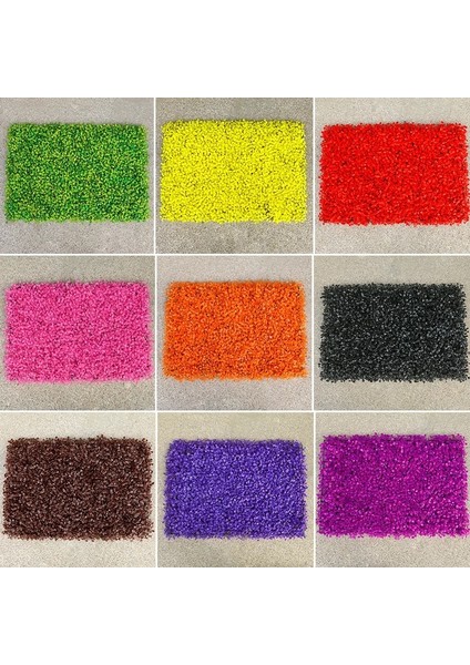 Gün Batımı Kırmızı Yapay Bitki Duvar Çim 40X60CM Plastik Suni Çim Ev Bahçe Mağaza Alışveriş Merkezi Ev Dekorasyonu Yeşil Halı Çim (Yurt Dışından)