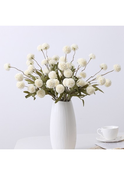 Mavi 5 Kafa Ipek Karahindiba Çiçek Topu Krizantem Yapay Çiçekler Uzun Şube Ev Düğün Süslemeleri Için Sahte Çiçekler (Yurt Dışından) fırsatları