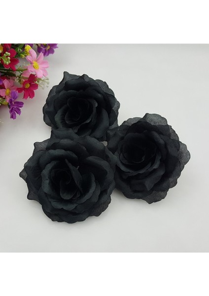 Gümüş 10 cm 10 Adet / Grup 10 cm Gümüş ve Altın Yapay Gül Ipek Çiçek Başları Düğün Parti Ziyafet Dekorasyon Için Dekoratif Çiçekler Karıştırabilirsiniz (Yurt Dışından)