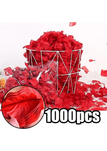 Beyaz 500 Adet 100/500/1000 Adet Renkli Aşk Romantik Sıcak Ipek Gül Yapay Yaprakları Düğün Parti Çiçek Dekorasyon Gül Malzemeleri Şekeri (Yurt Dışından) indirimleri