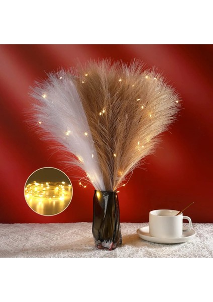 Yeşil 55 cm 30 Adet 55 cm Sahte Pampas Çim Yapay Görkemli Çim Vazo Dolgu Çiçek Ev, Oturma Odası, Mutfak, Düğün, Boho Dekor (Yurt Dışından) fırsatları