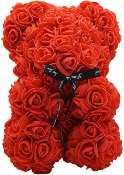 Et Pembesi Taçsız Yapay Çiçekler 25CM Gül Ayı Kız Arkadaşı Yıldönümü Noel Sevgililer Günü Hediyesi Doğum Günü Hediyesi Düğün Partisi Için (Yurt Dışından) fırsatları